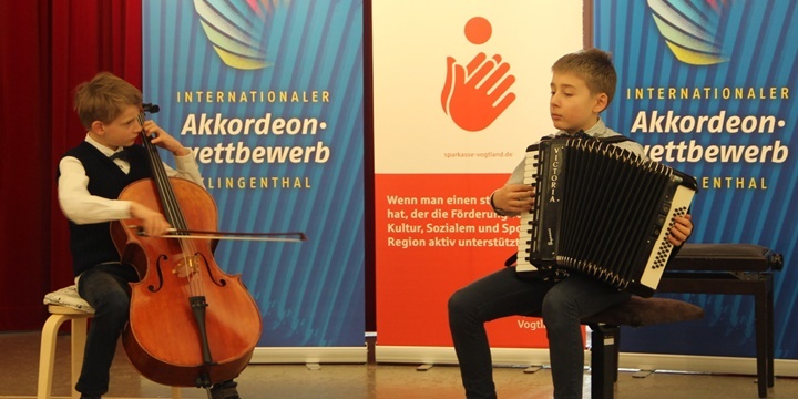 Hans Wöhl, Akkordeon und Willi Lätsch, Cello  ©© Hendrik Wöhl
