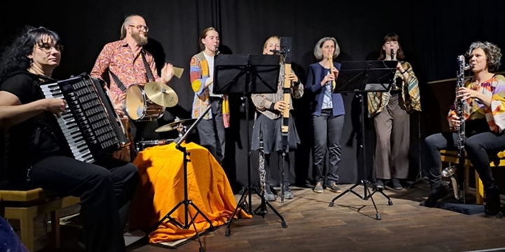 Auftritt des Klezmerensemble im KUBUS Lobeda